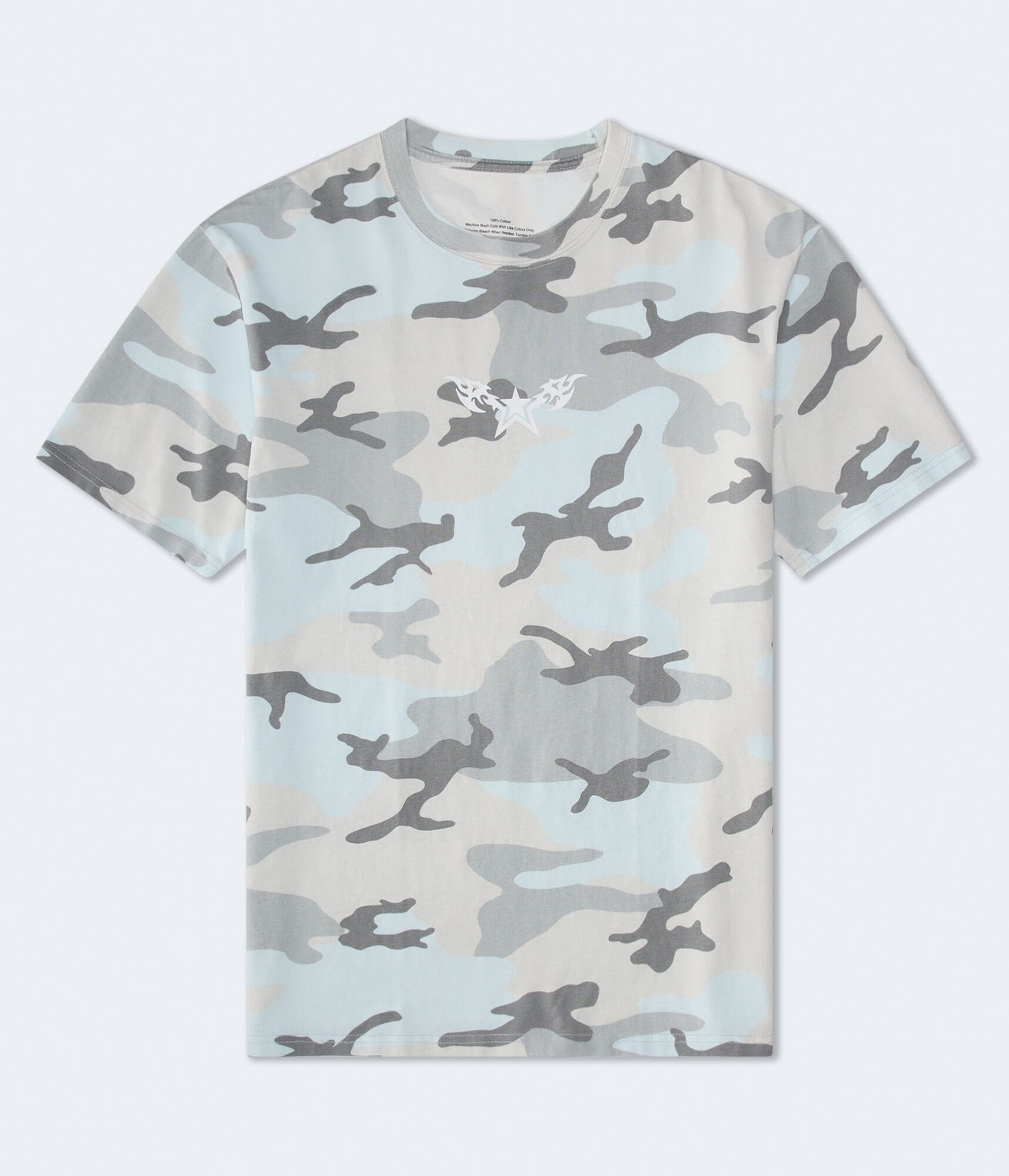 Star Tattoo Camo Relaxed Graphic Tee