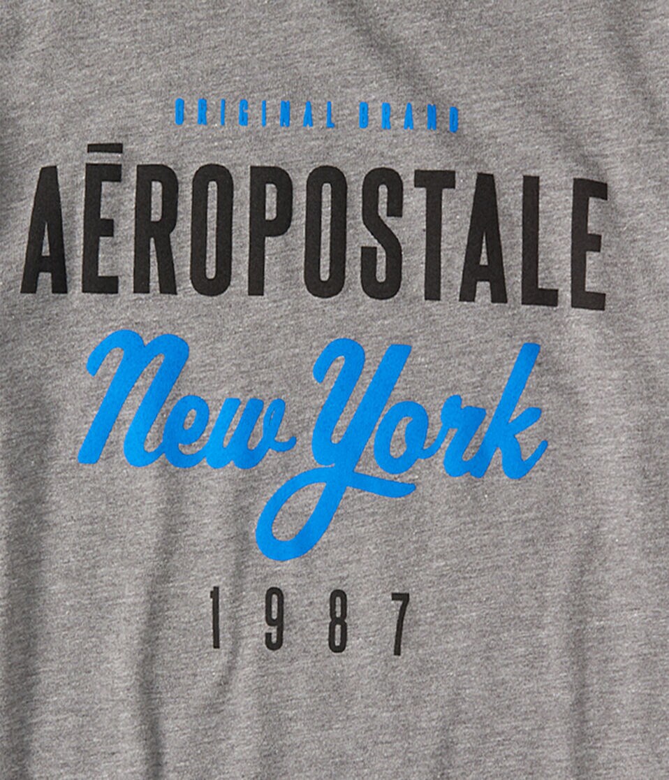Aero New York Script Logo Graphic Tee
