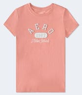 Aero New York Appliqué Graphic Tee
