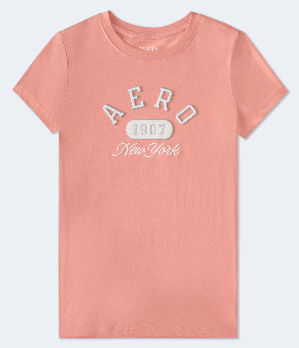 Aero New York Appliqué Graphic Tee