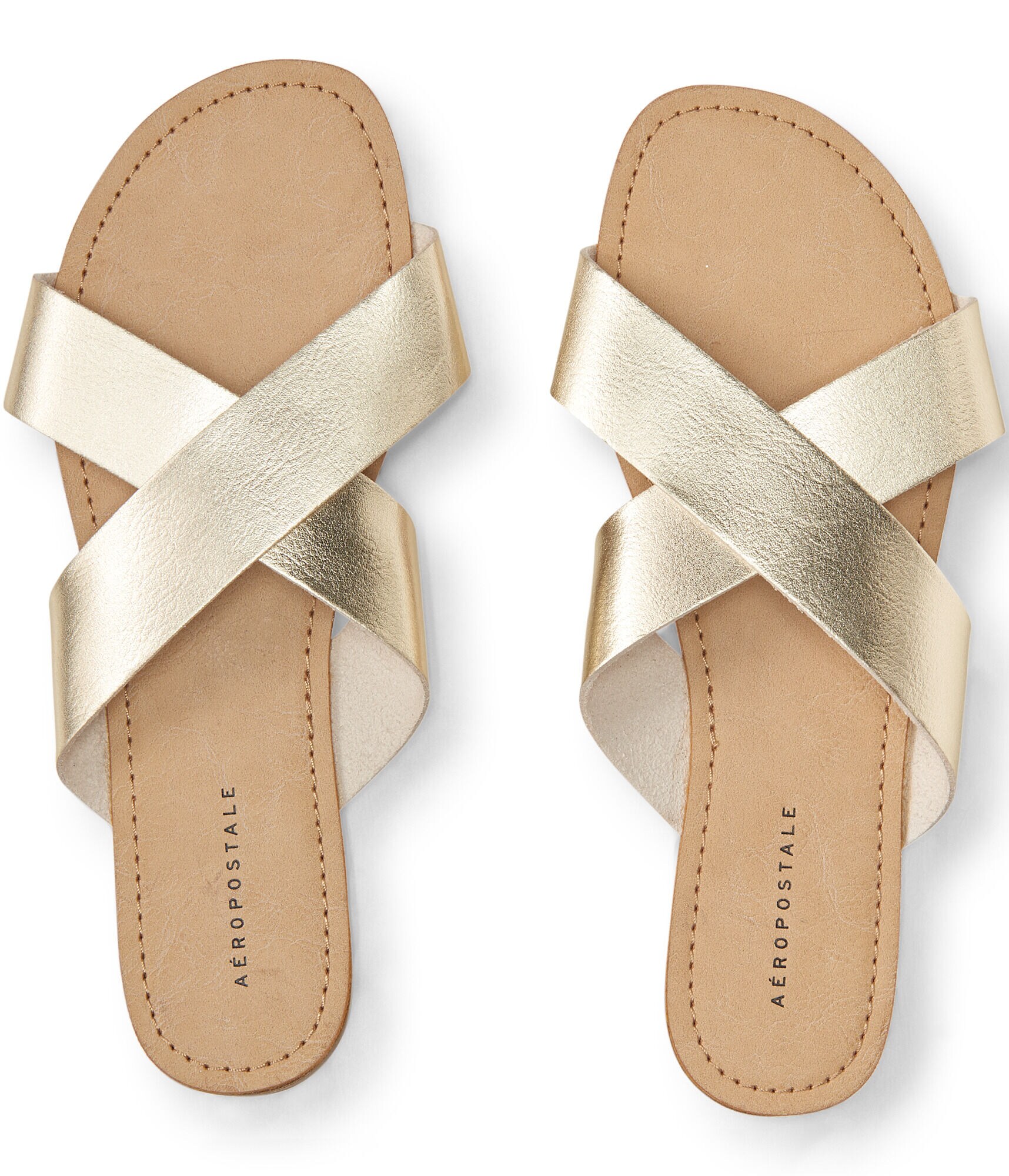 Criss-Cross Slide Sandal