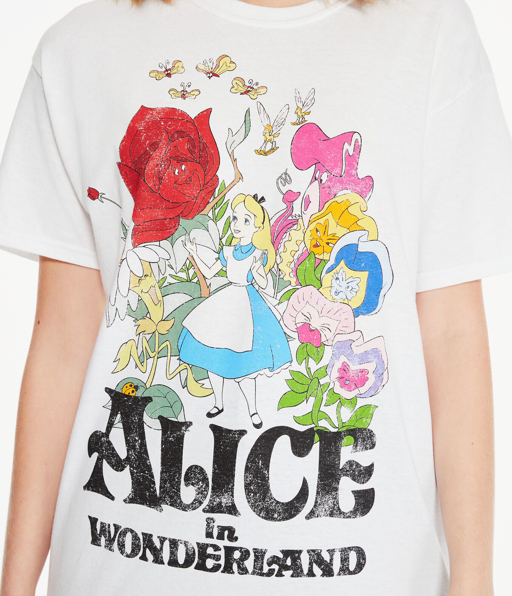 Alice In Wonderland Boyfriend Graphic Tee
