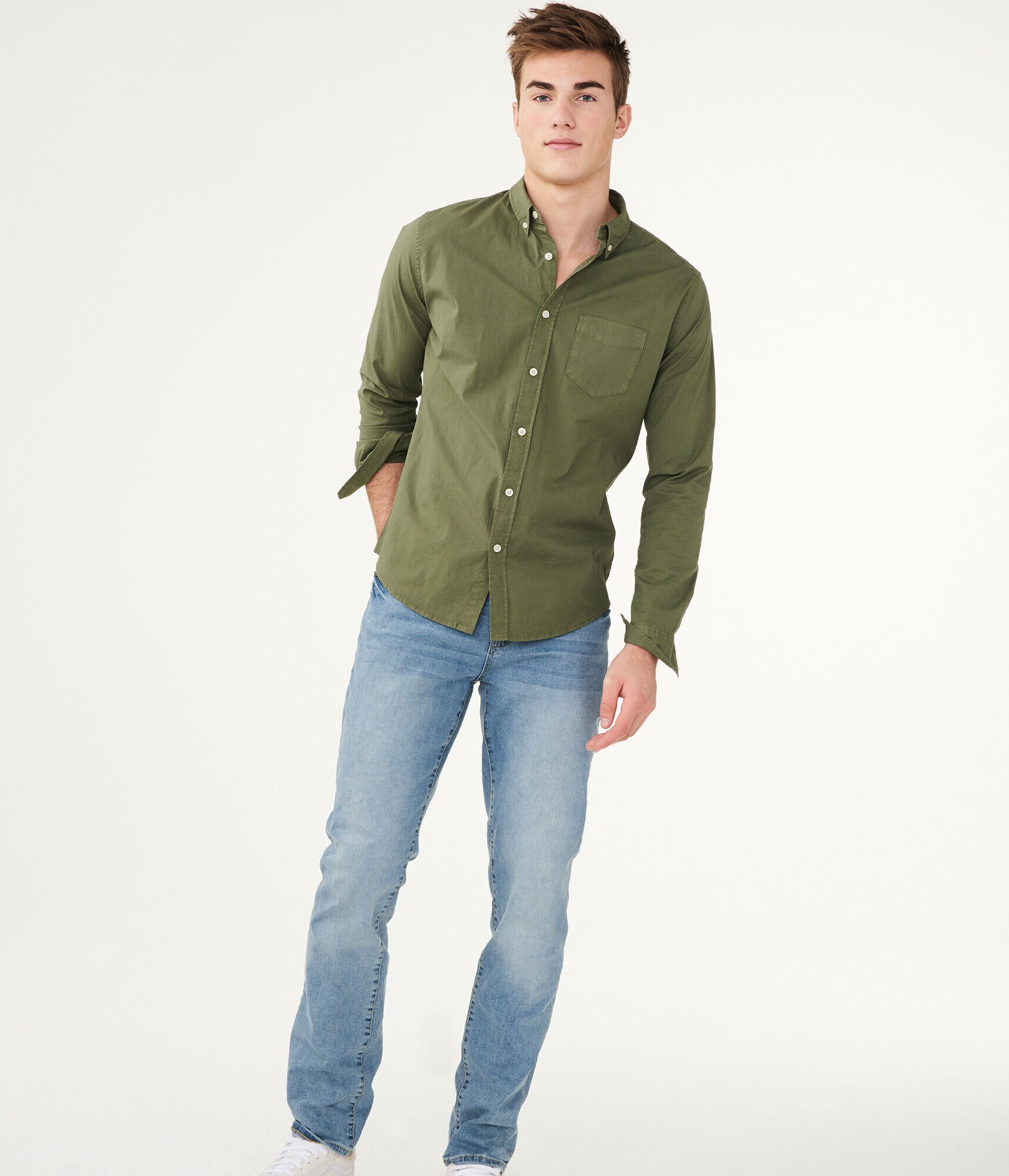 Slim Light Wash Stretch Jean