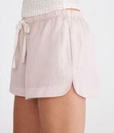 High-Rise Washed Dolphin Shorts