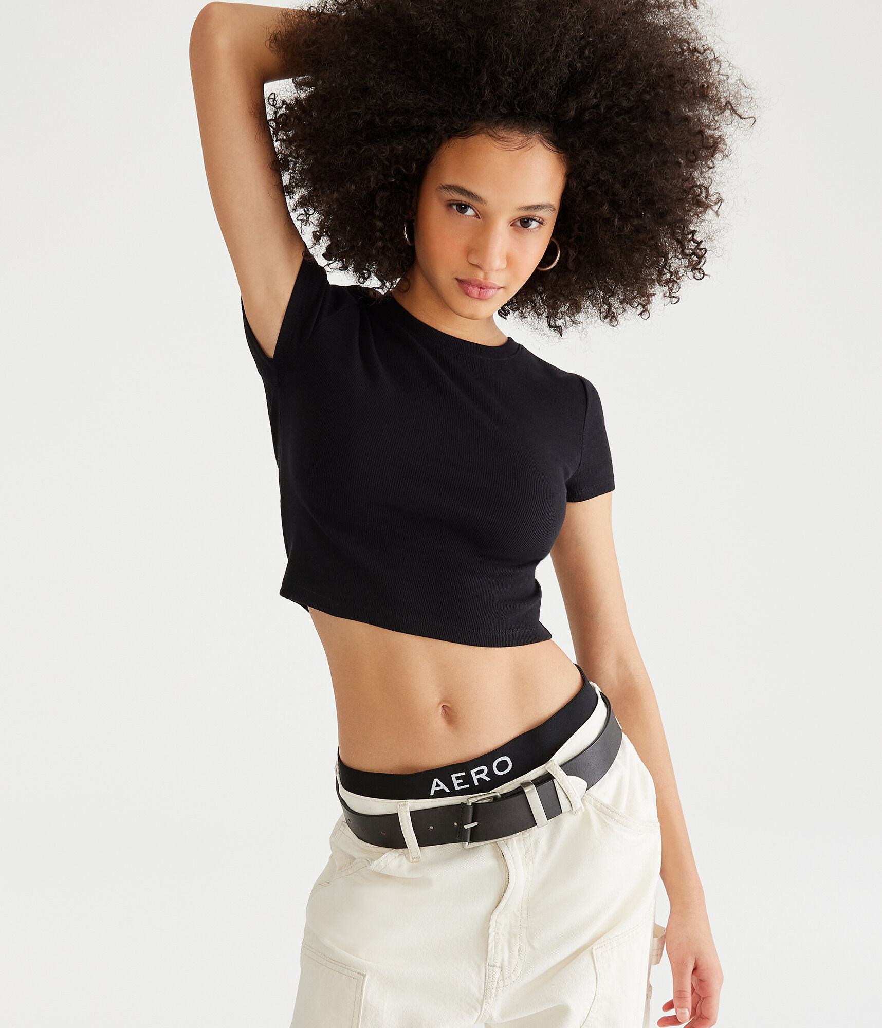 Seriously Soft Cropped Crew Baby Tee
