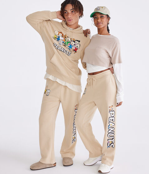 Peanuts® | Aéropostale Group Gathering Straight Leg Sweatpants Peanuts® | Aéropostale Group Gathering Straight Leg Sweatpants