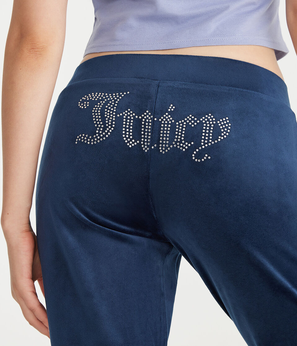 Juicy Couture Bling Velour Track Pants