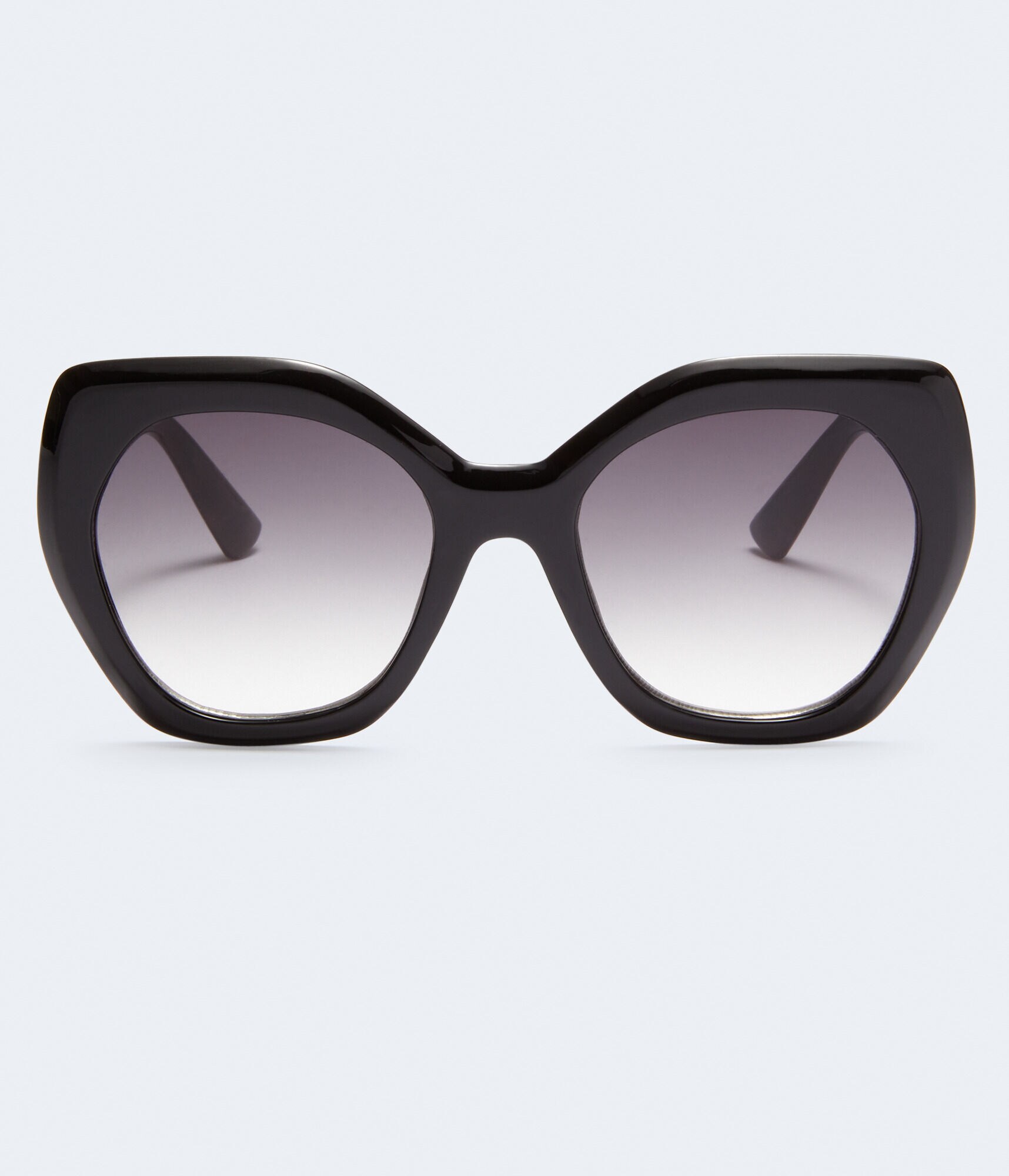 Oversized Geometric Tortoiseshell Sunglasses