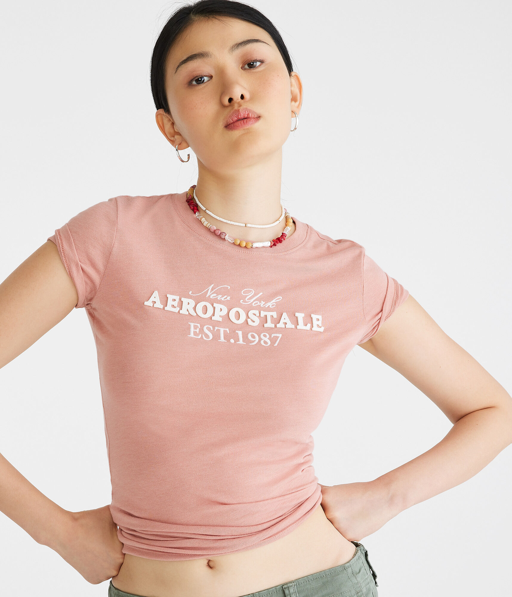 Aeropostale New York Appliqu&eacute; Graphic Tee