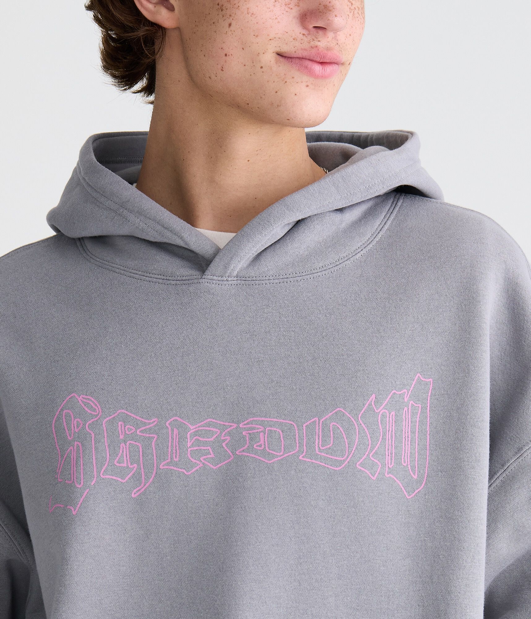 Cloud Soft Tattoo Boxy Pullover Hoodie