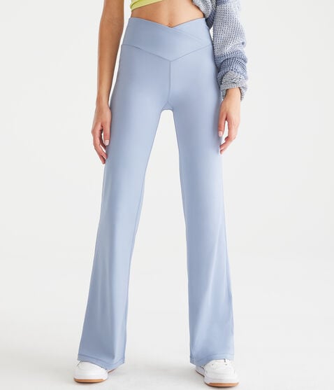 Flare Flex Crossover High-Rise Pants
