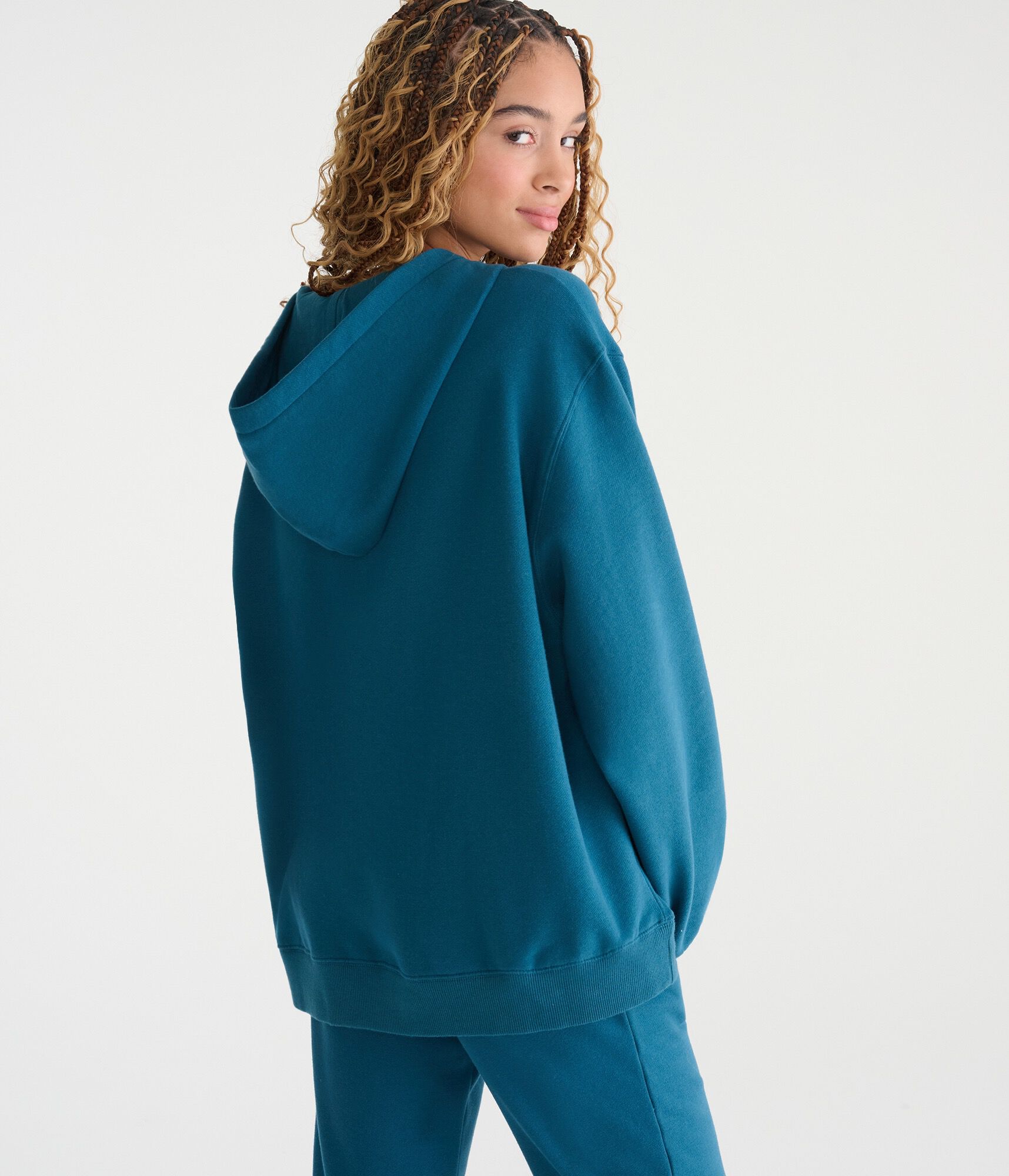 Cloud Soft Oversized Full-Zip Hoodie