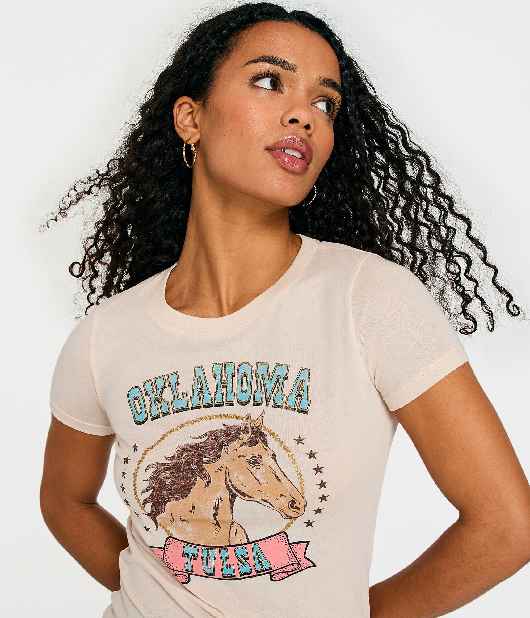 Tulsa Oklahoma Horse Graphic Tee