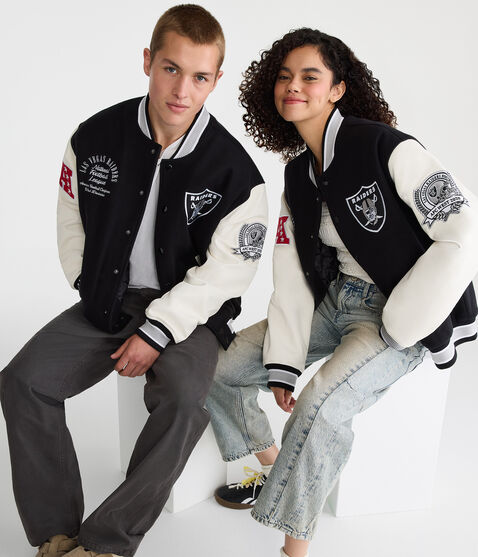 Las Vegas Raiders Bomber Jacket Las Vegas Raiders Bomber Jacket