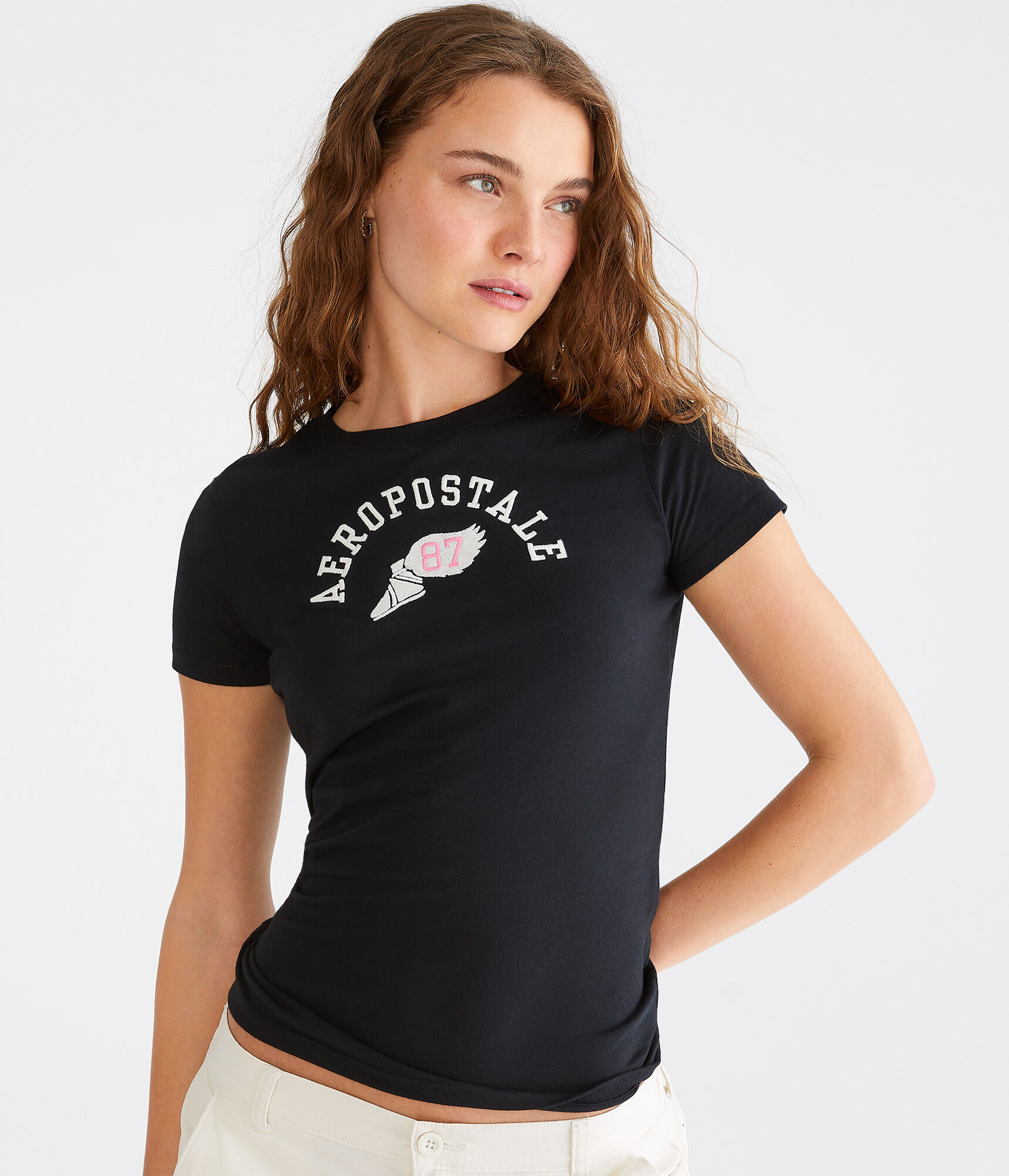 Aeropostale 87 Winged Foot Graphic Tee