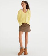 Chenille V-Neck Sweater