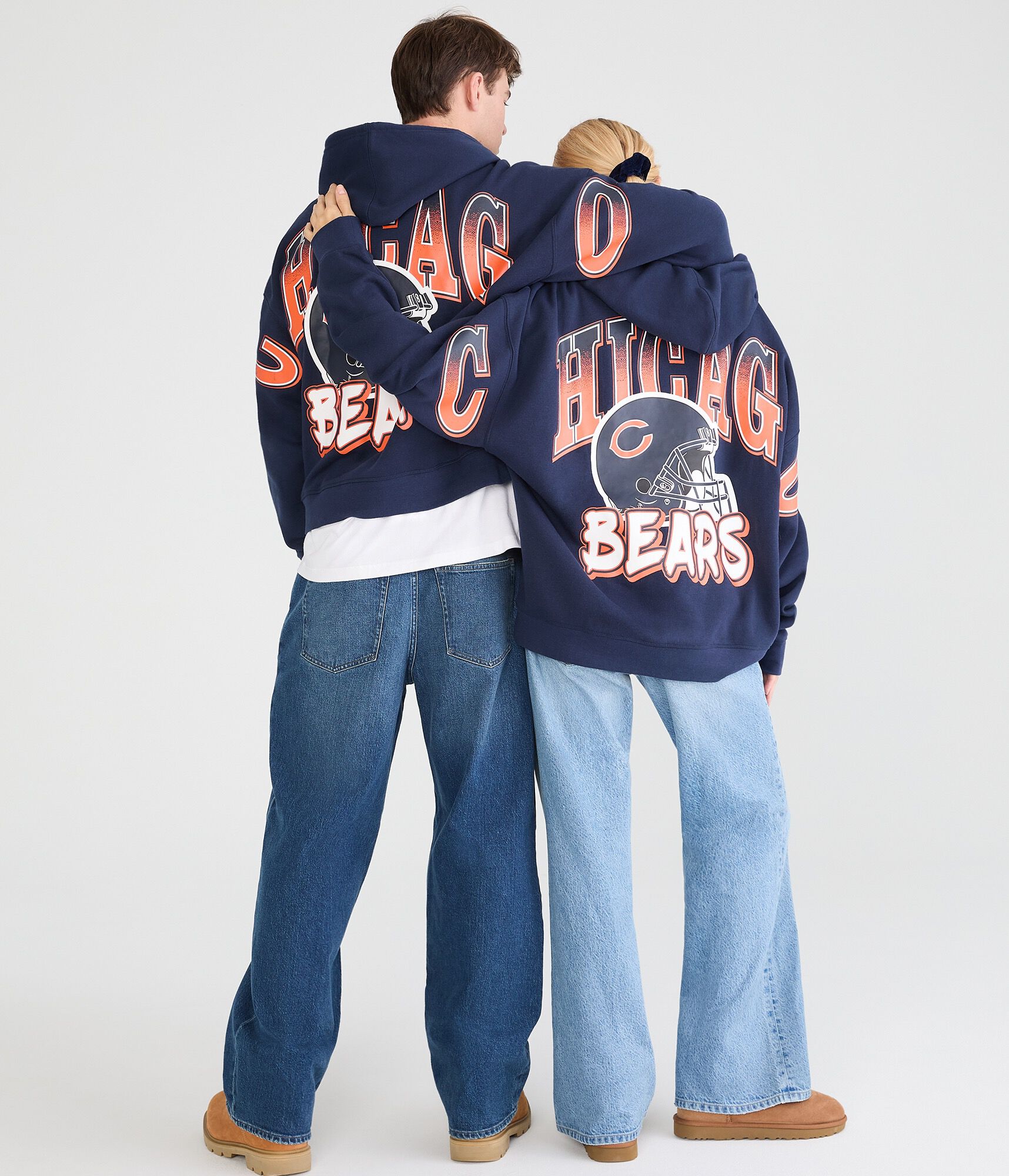 Chicago Bears Helmet Pullover Hoodie