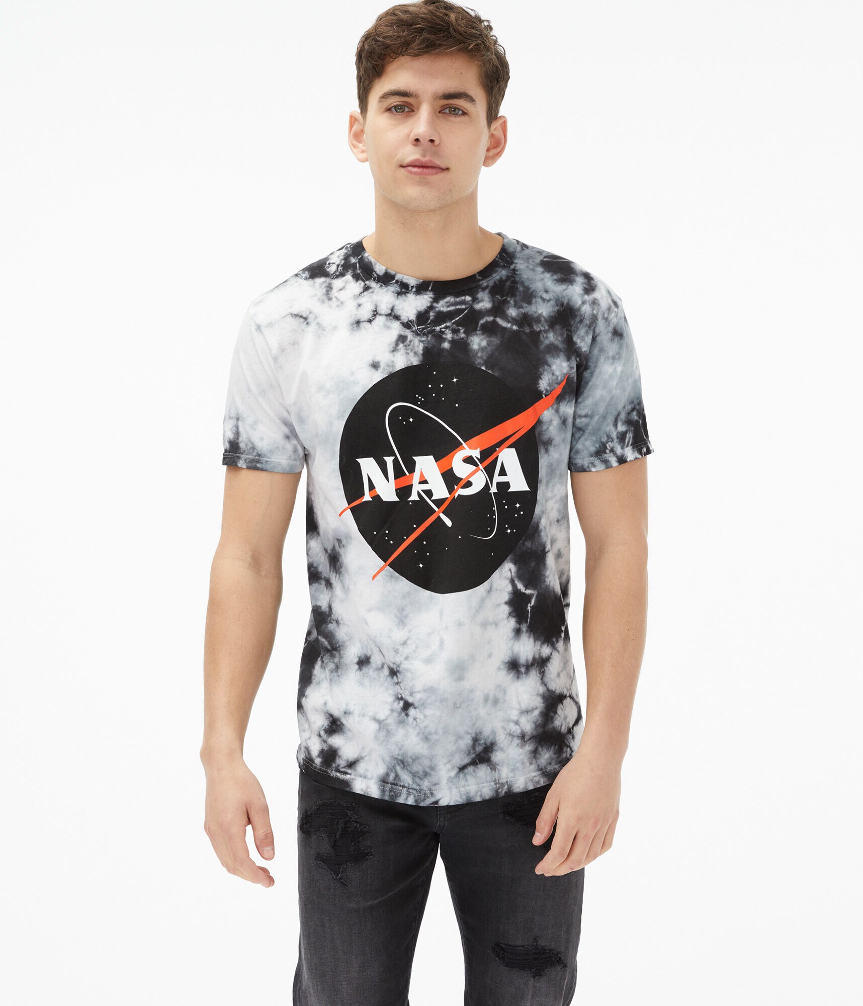 NASA Acid Wash Graphic Tee***