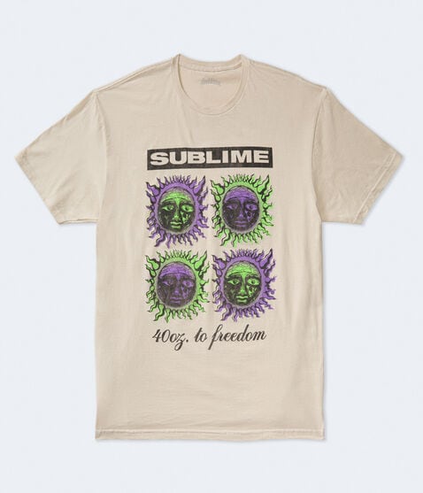 Sublime 40 Oz To Freedom Relaxed Graphic Tee Sublime 40 Oz To Freedom Relaxed Graphic Tee