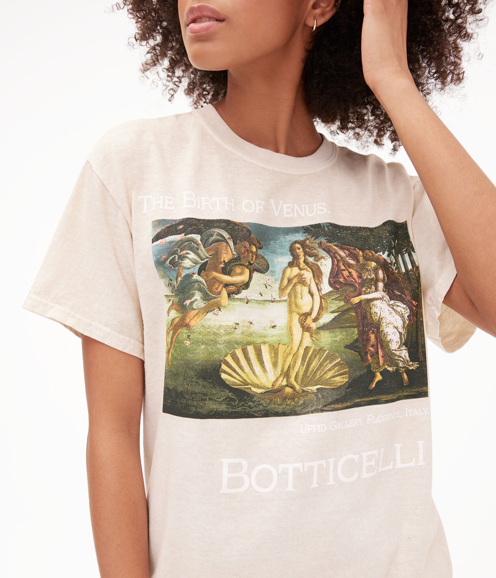 Botticelli Birth Of Venus Boyfriend Graphic Tee