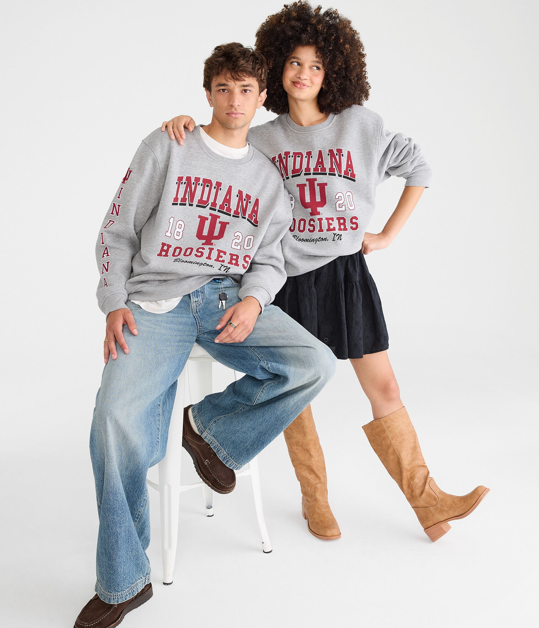 Indiana Hoosiers Crew Sweatshirt