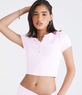 Juicy Couture Cropped Henley