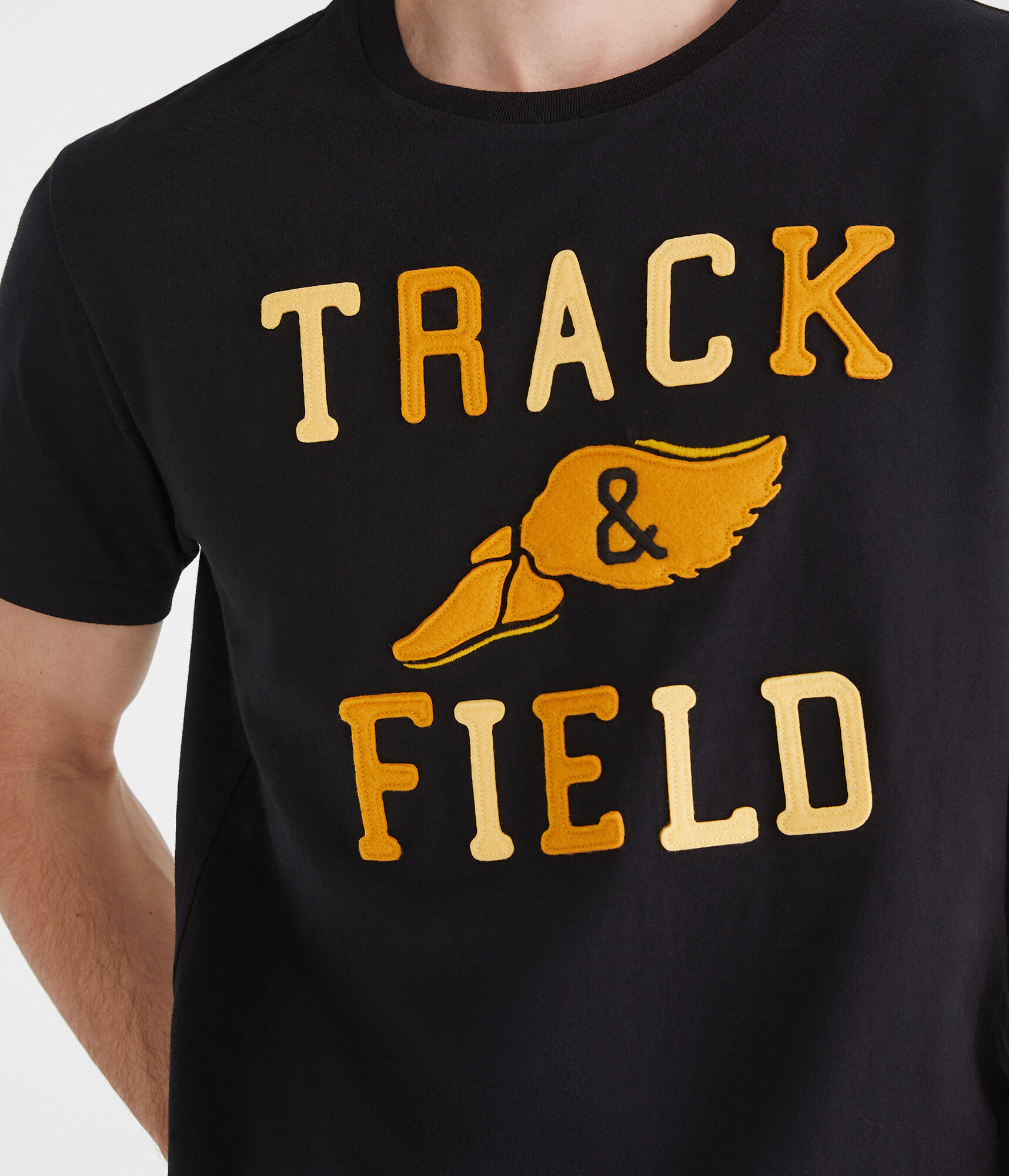 Track & Field Appliqué Graphic Tee