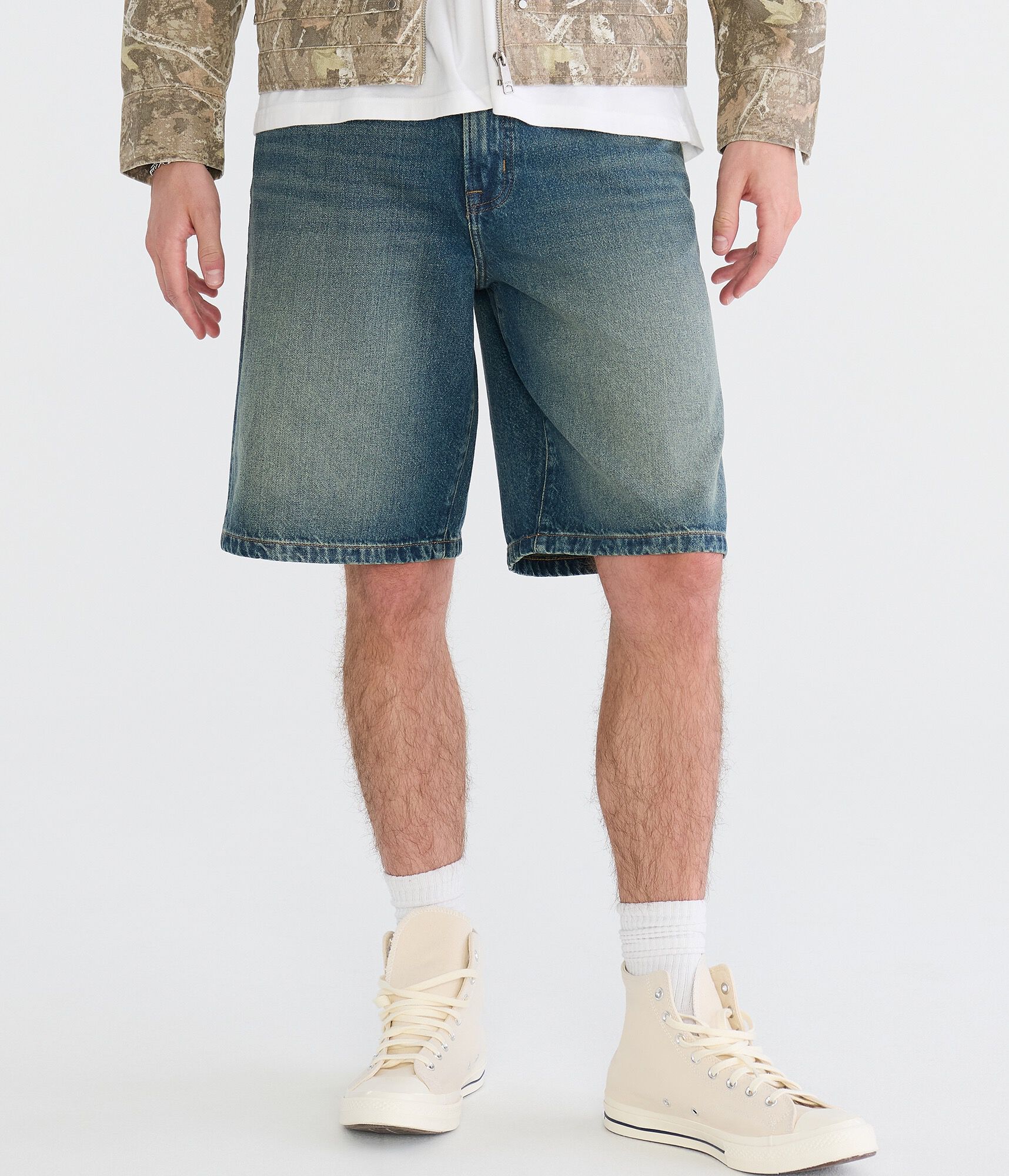 Baggy Denim Shorts 11"