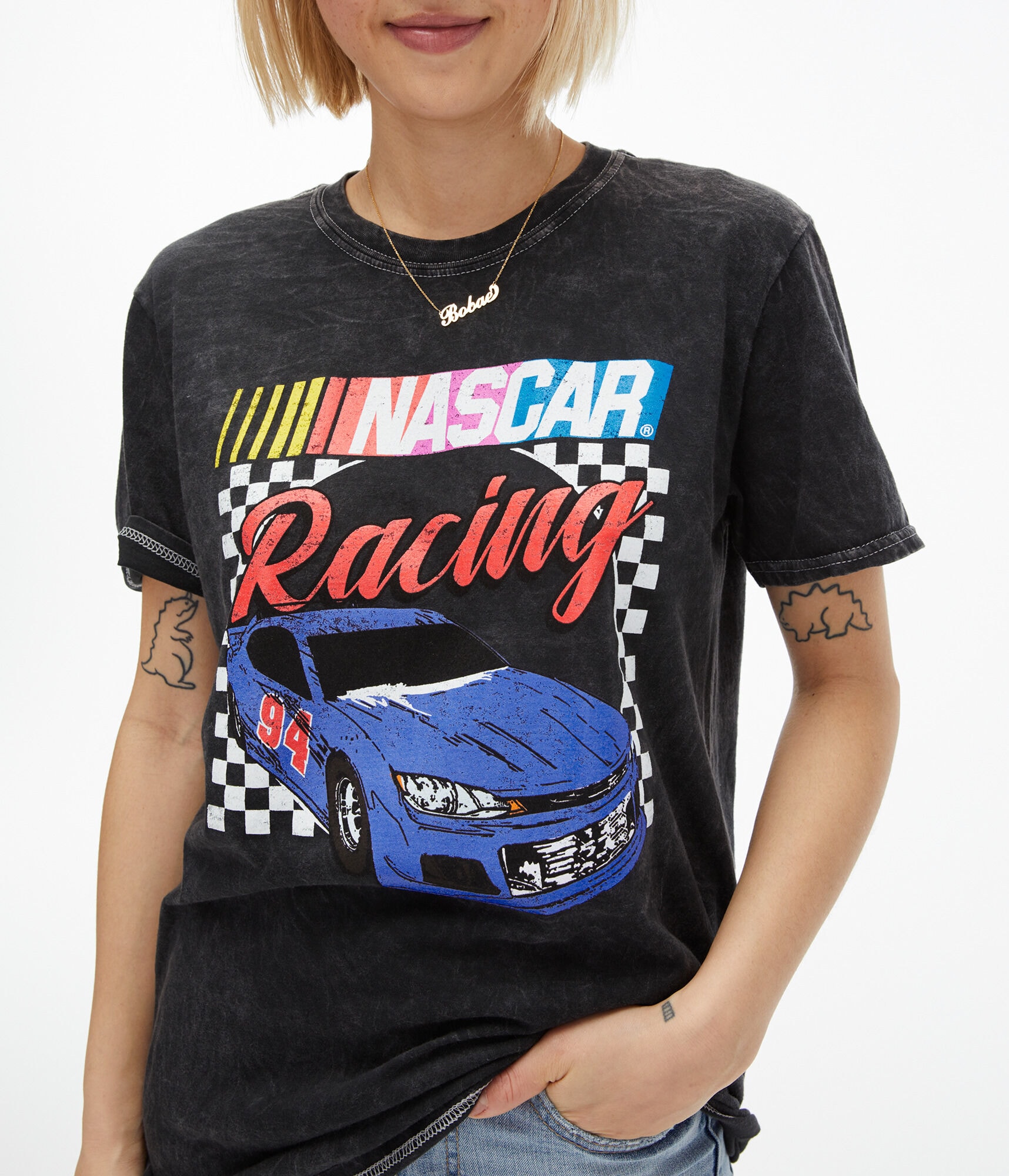 NASCAR Racing Boyfriend Graphic Tee