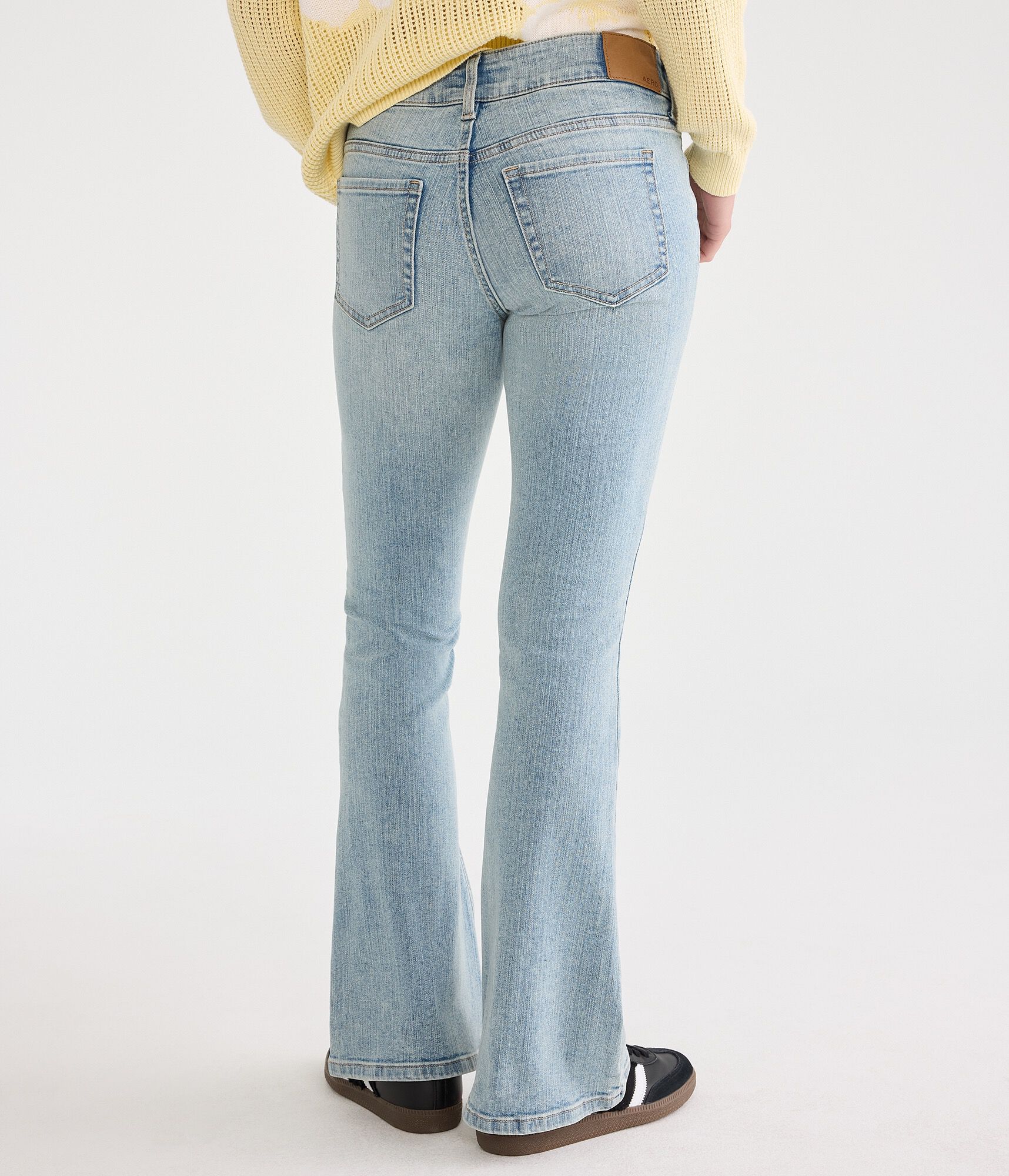 Low-Rise Flare Jean