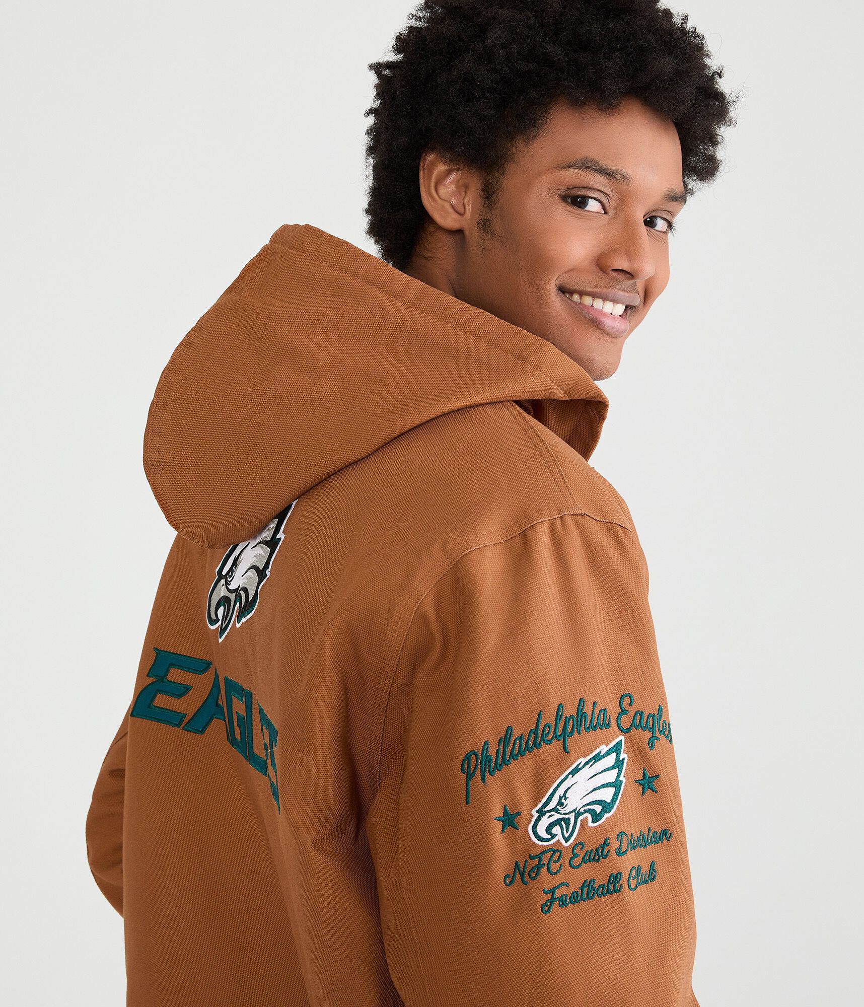 Philadelphia Eagles Hooded Workwear Jacket