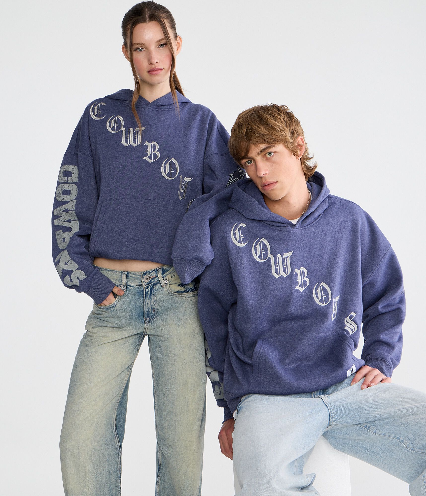 Dallas Cowboys Embroidered Pullover Hoodie