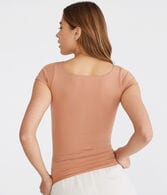 Seriously Soft Sculpt Square-Neck Tee