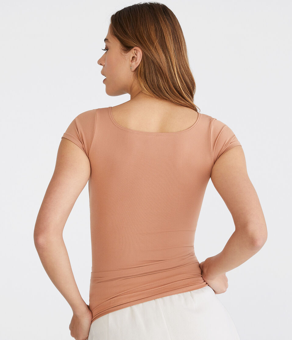Seriously Soft Sculpt Square-Neck Tee