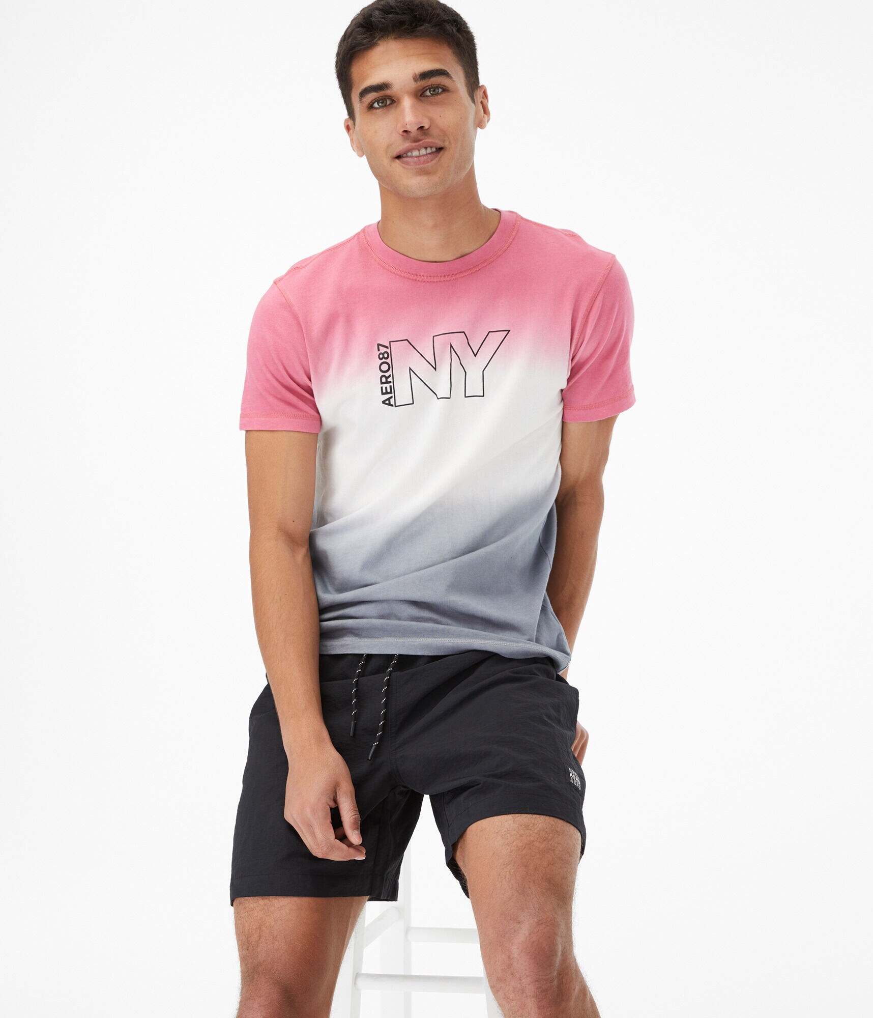 Aero87 NY Dip-Dye Graphic Tee