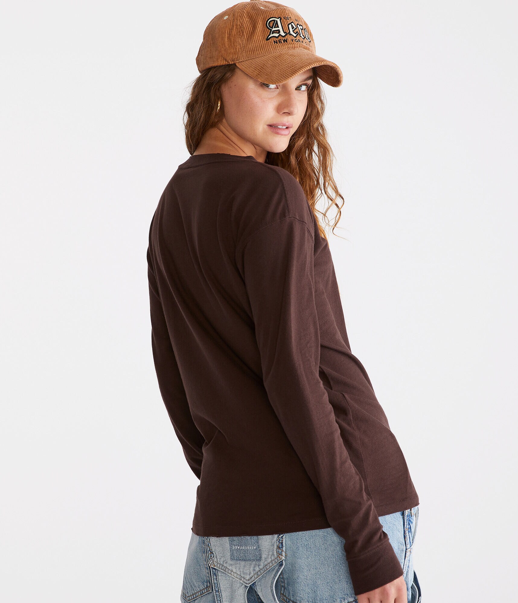 Long Sleeve Loose Fit Crew Tee