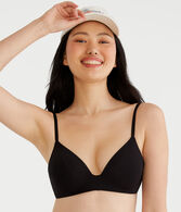 Seriously Soft Smooth Molded V-Neck Push-Up Bra