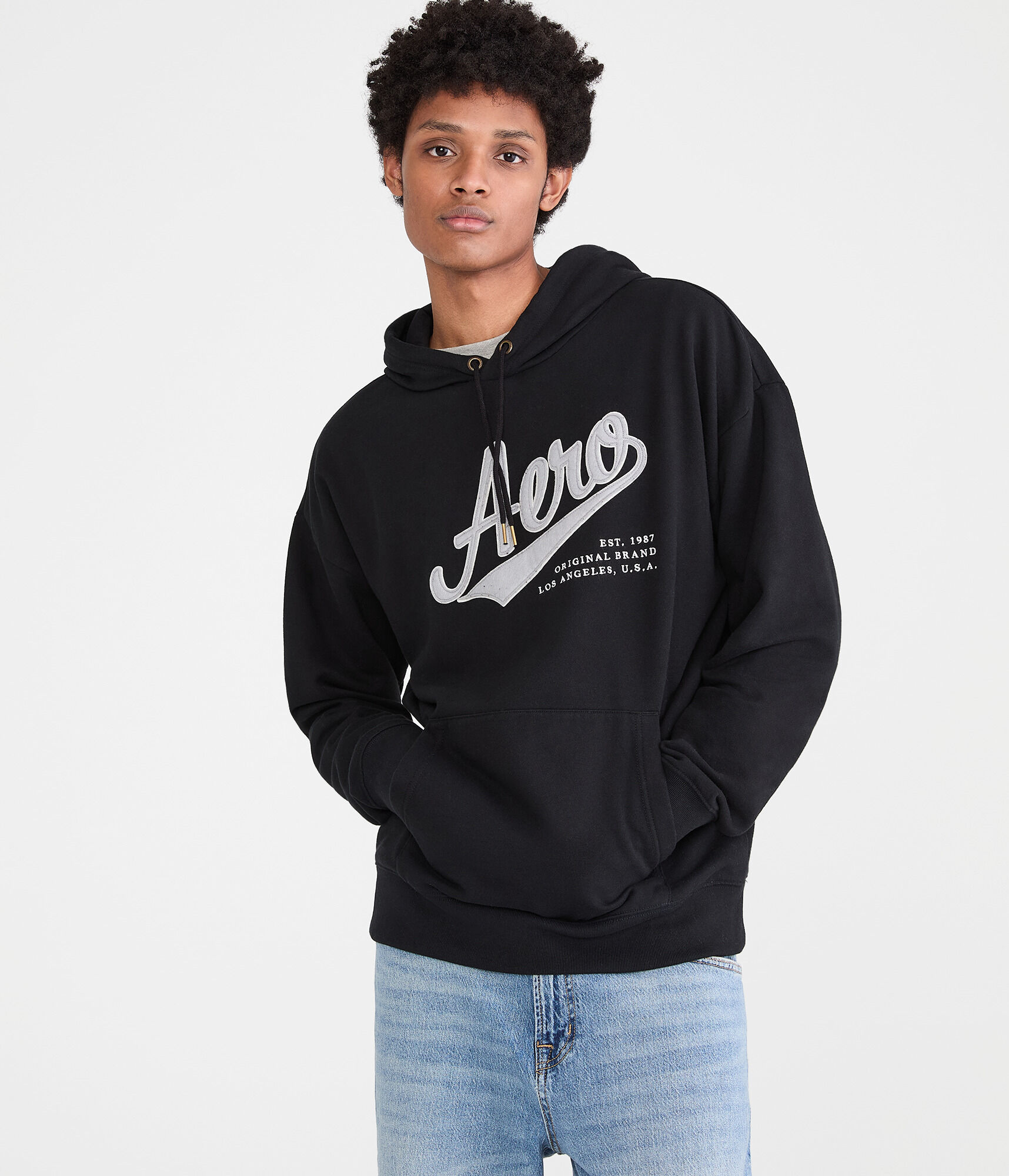 Aero Script Heritage Pullover Hoodie