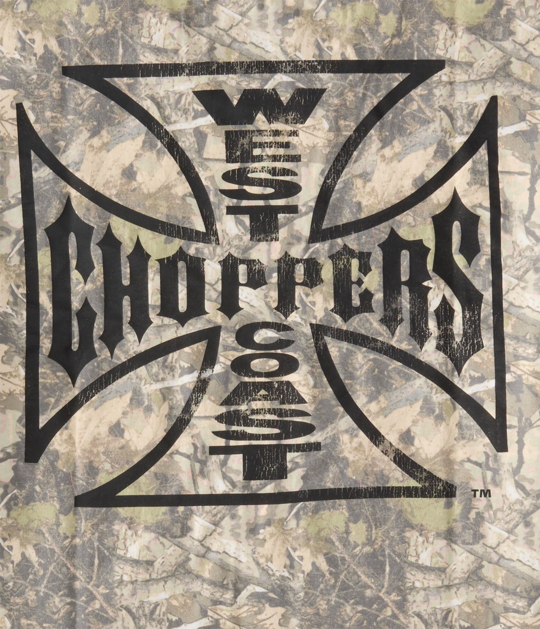 West Coast Choppers Forest Camo Graphic Tee