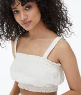 Ruffled Cropped Bubble Top***