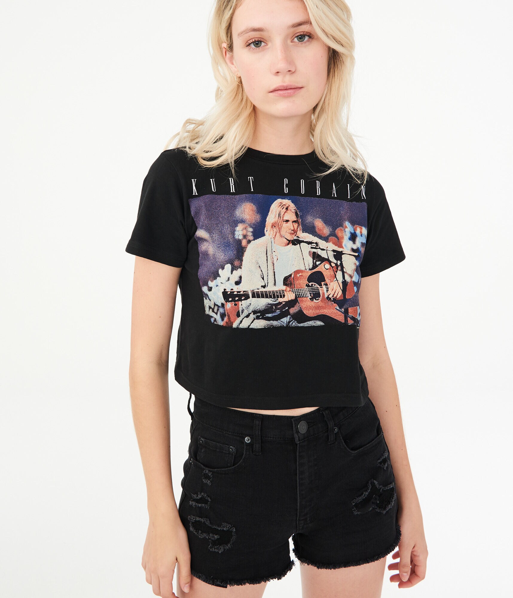 graphic t shirt crop top