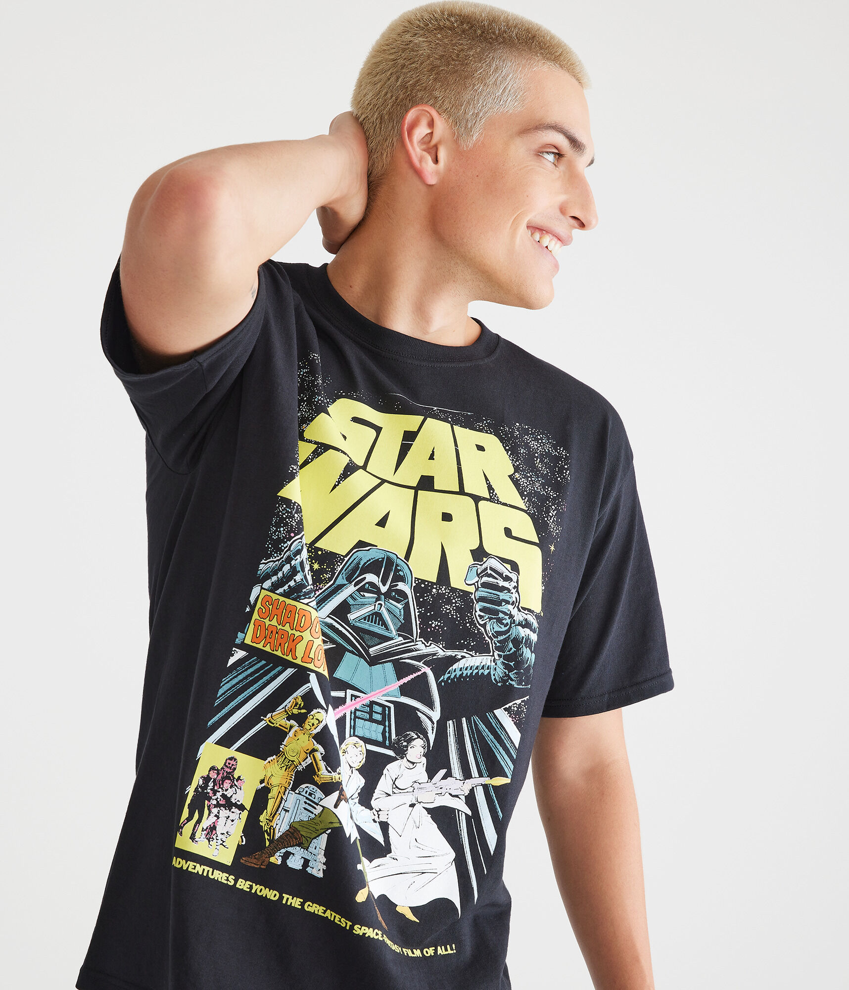 Star Wars - T-shirt - Homme Gris chiné - Prêt-à-Porter Star Wars - T-shirt - Homme Gris chiné - Prêt-à-Porter