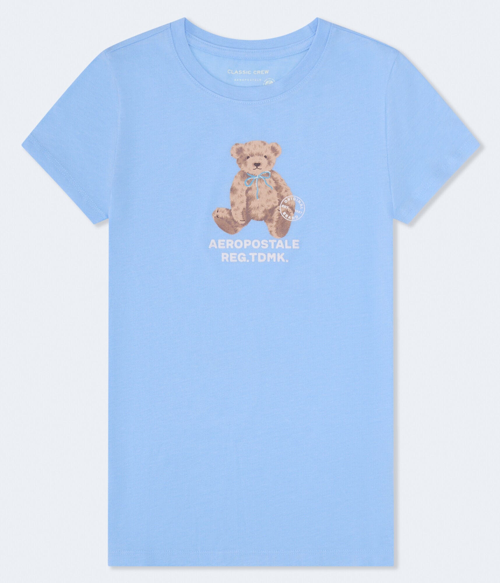 Aero Teddy Bear Flocked Graphic Tee