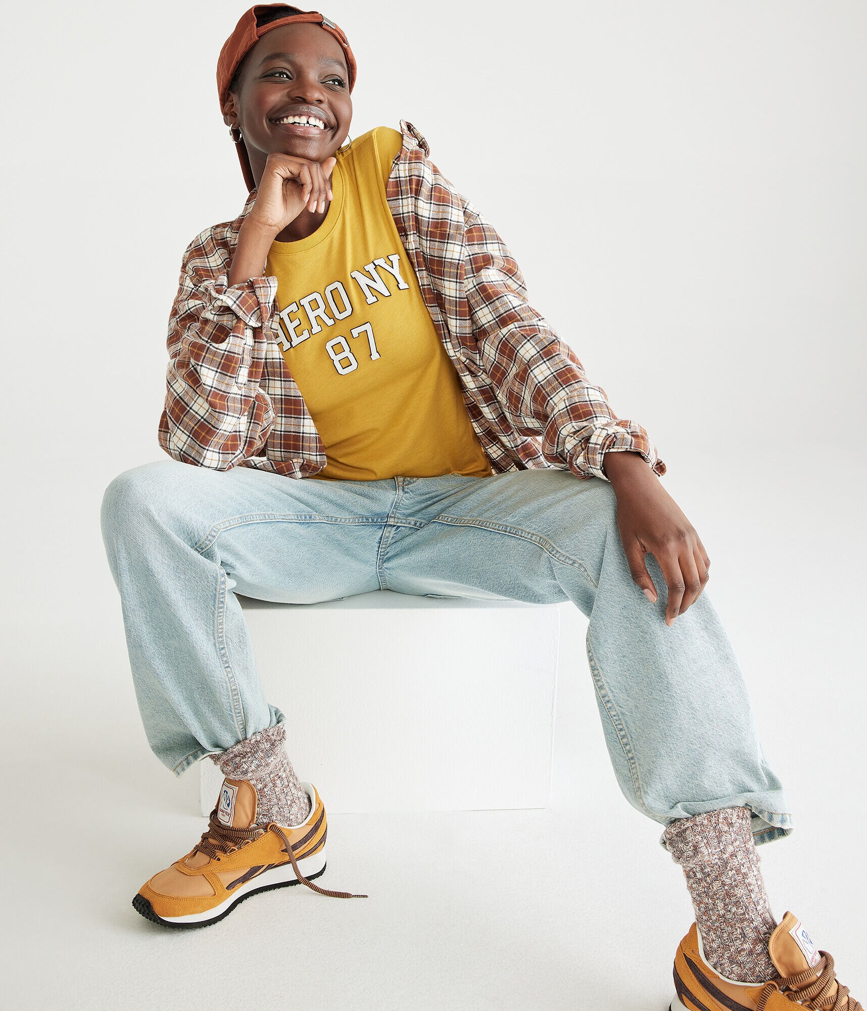 Aero NY 87 Appliqu&eacute; Graphic Tee