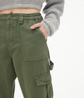 High-Rise Straight Cargo Pants