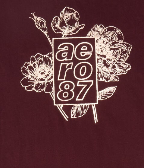 Floral Box Logo Foil Graphic Tee Floral Box Logo Foil Graphic Tee