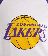 3/4 Sleeve Los Angeles Lakers Relaxed Raglan Tee