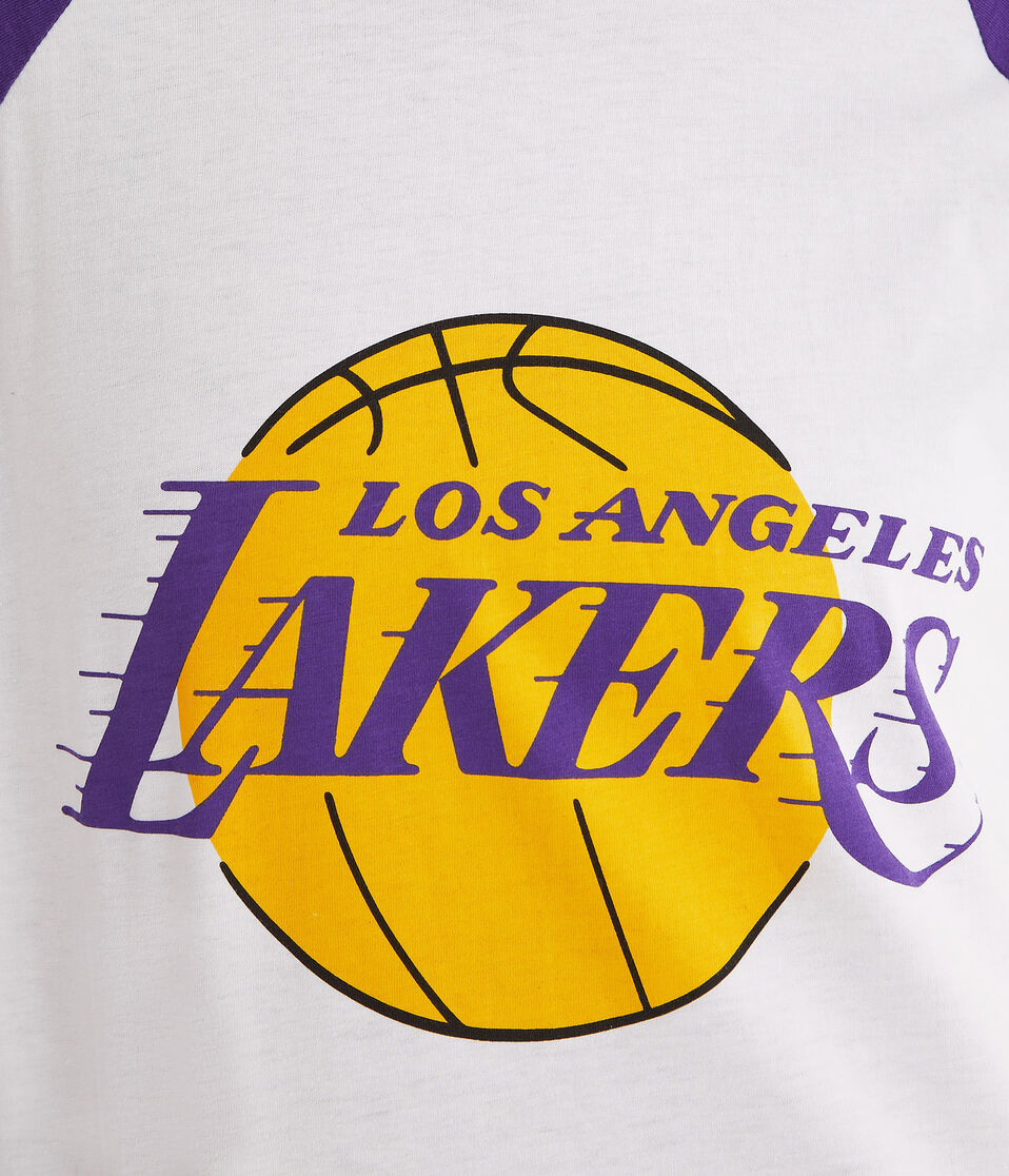3/4 Sleeve Los Angeles Lakers Relaxed Raglan Tee