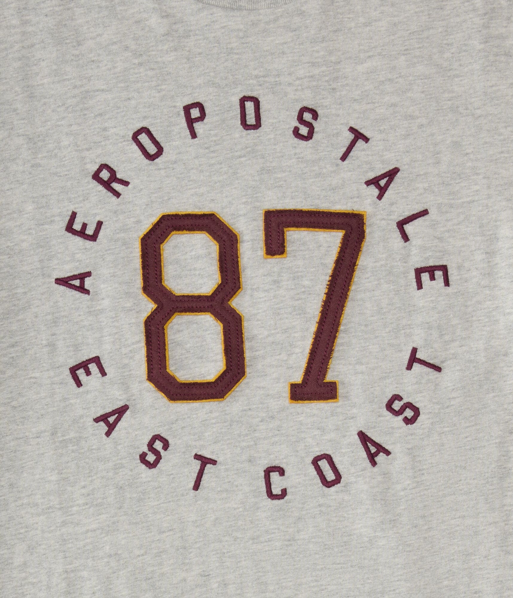 Aeropostale 87 Appliqué Graphic Tee