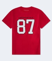 Aeropostale Large 87 Appliqué Graphic Tee